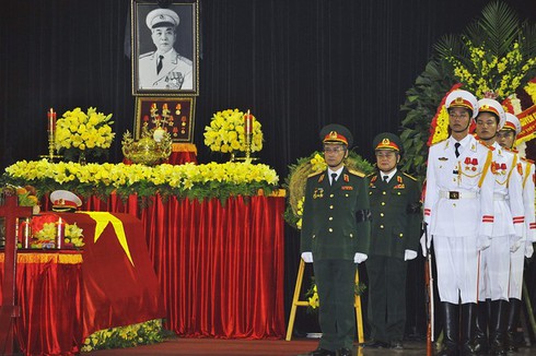 Hình ảnh lễ tang Đại tướng Võ Nguyên Giáp trên báo Mỹ - ảnh 1