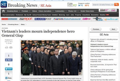 Báo nước ngoài: Lễ tang Đại tướng Võ Nguyên Giáp xúc động hiếm có - ảnh 5