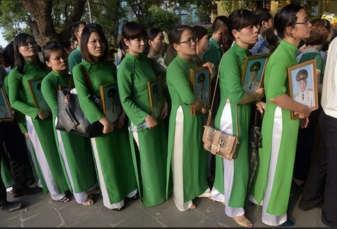 Hình ảnh lễ tang Đại tướng Võ Nguyên Giáp trên báo Mỹ - ảnh 5