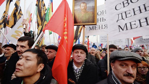 65.000 người Nga biểu tình ủng hộ việc sáp nhập Crimea - ảnh 1