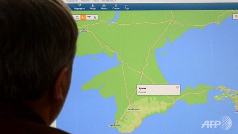 Nga đồng loạt thay đổi bản đồ có thêm Crimea - ảnh 1