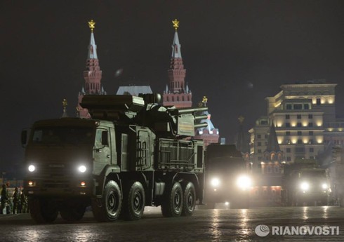 Ảnh: Quân đội Nga diễn tập diễu binh kỉ niệm Ngày chiến thắng 9/5 - ảnh 7