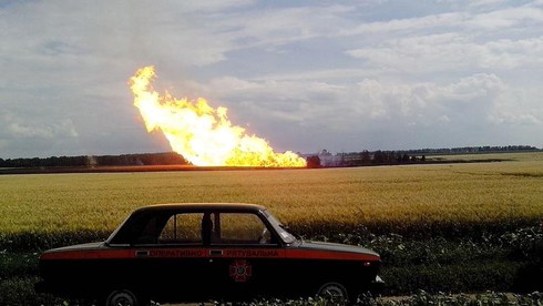 Nổ đường dẫn khí đốt từ Nga sang châu Âu qua Ukraine - ảnh 1