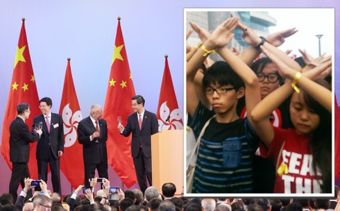 Hong Kong: Biểu tình tiếp tục “nóng” vào ngày Quốc khánh Trung Quốc - ảnh 1