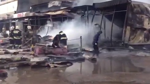 Nga: Cháy lớn ở chợ có nhiều người Việt sinh sống - ảnh 1