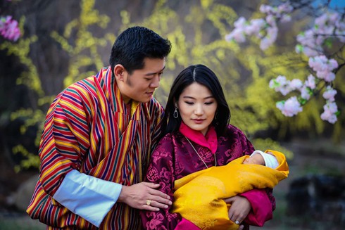 Bhutan trồng 108.000 cây xanh để đón tiểu hoàng tử - ảnh 1