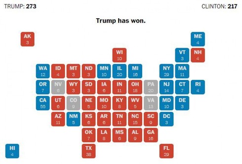 Bầu cử Mỹ: Ông Trump sẽ thắng nếu giành được Michigan, Wiscousin? - ảnh 1