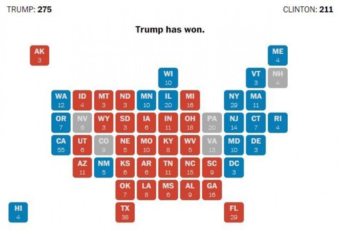 Bầu cử Mỹ: Ông Trump sẽ thắng nếu giành được Michigan, Wiscousin? - ảnh 2