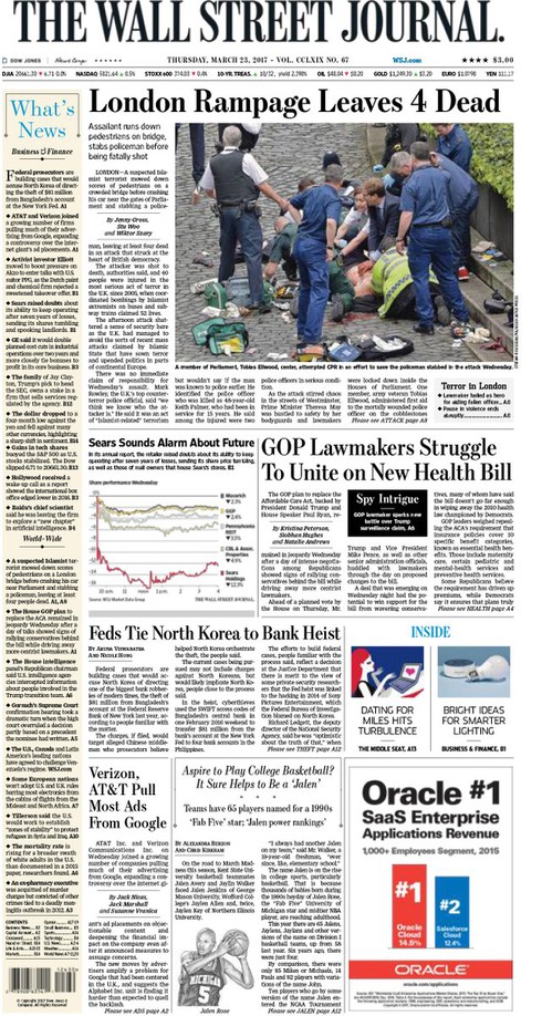 Báo thế giới đưa tin về vụ khủng bố ở London như thế nào? - ảnh 9
