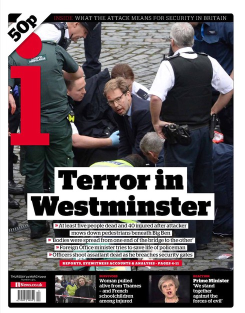 Báo thế giới đưa tin về vụ khủng bố ở London như thế nào? - ảnh 2