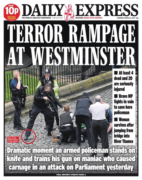 Báo thế giới đưa tin về vụ khủng bố ở London như thế nào? - ảnh 8
