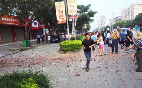 Trung Quốc lại rúng động vì vụ nổ bom mới - ảnh 1