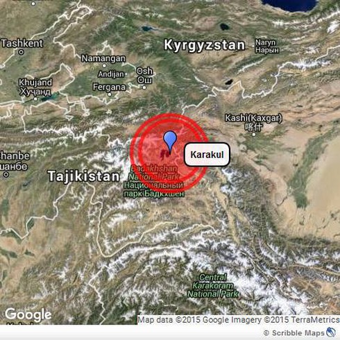 Động đất 7,2 độ richter ở Tajikistan, rung chuyển toàn Trung Á - ảnh 1