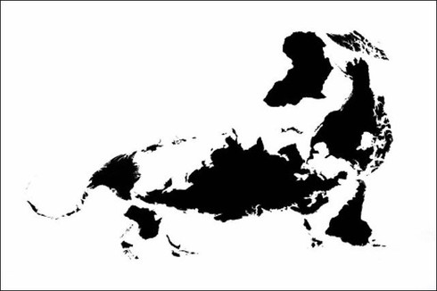 Kinh ngạc mảnh ghép bản đồ tạo hình hài 12 con giáp - ảnh 1