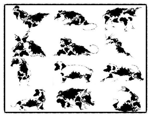 Kinh ngạc mảnh ghép bản đồ tạo hình hài 12 con giáp - ảnh 6