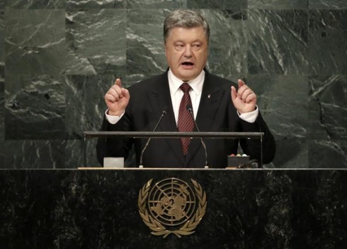 Poroshenko không ngừng nói xấu Nga tại Liên Hiệp Quốc - ảnh 1