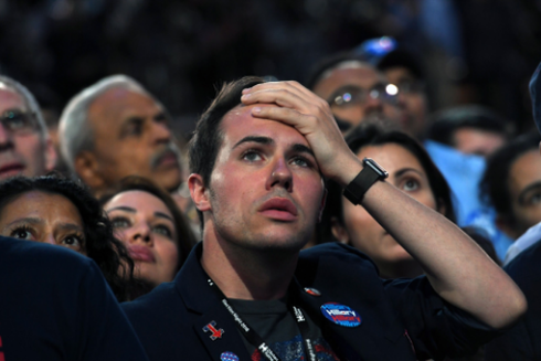 Hai trạng thái hoàn toàn trái ngược ở phòng chờ của Trump và Clinton - ảnh 3