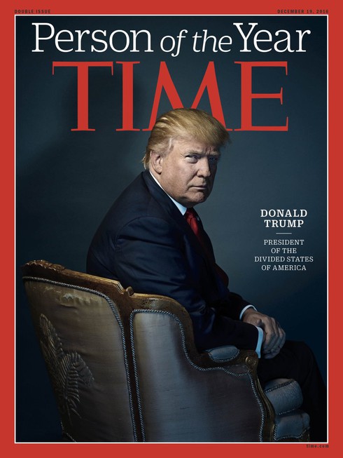 Donald Trump thành Nhân vật của năm, bị gọi là