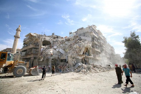 Aleppo trước và sau khi bị chiến tranh đẫm máu tàn phá - ảnh 14