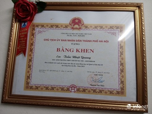 Chia sẻ bất ngờ của nam sinh đoạt giải nhất học sinh giỏi quốc gia - ảnh 3