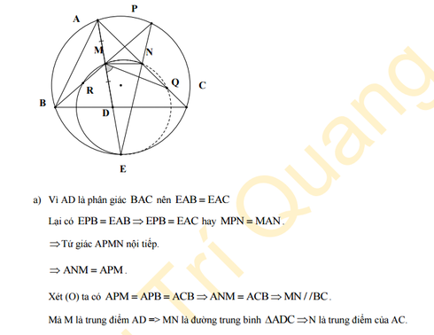 Gợi ý đáp án môn Toán vào lớp 10 khối chuyên Khoa học Tự nhiên vòng 1 năm 2016 - ảnh 9