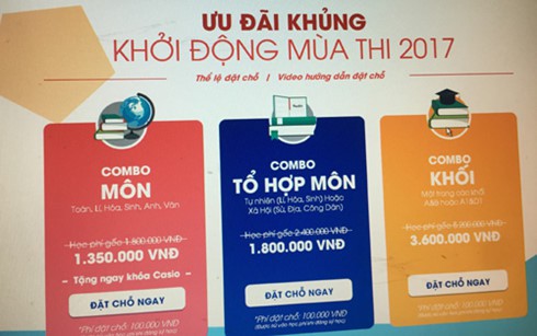 Luyện thi trắc nghiệm trên mạng: Chưa bám sát chương trình và chuẩn kỹ năng? - ảnh 1