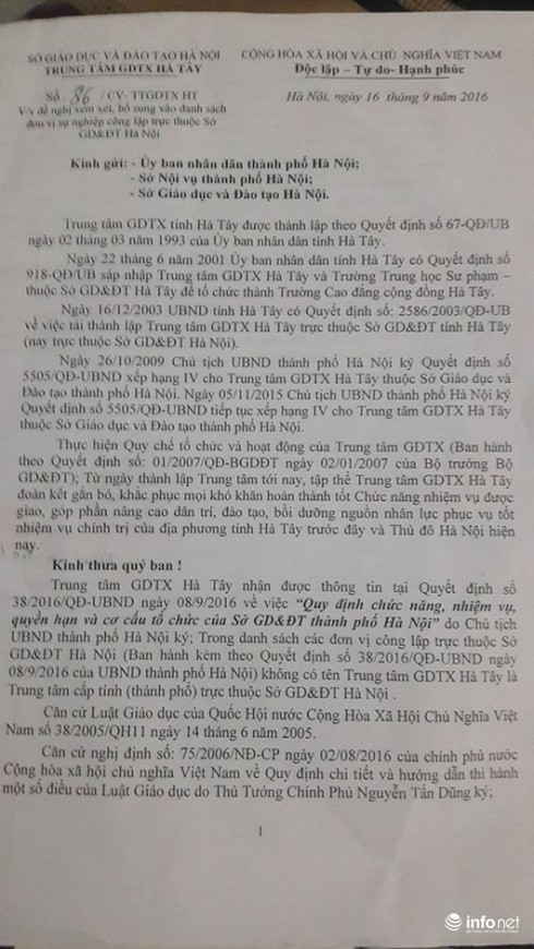 Hà Nội: Giáo viên hoang mang trước thông tin trường bị sáp nhập sai quy định - ảnh 1