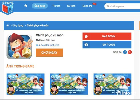 Game “Chinh phục vũ môn” đã vào trường học 3 năm - ảnh 1