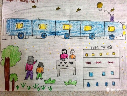 Ngộ nghĩnh những bức tranh minh họa tác phẩm văn học của học sinh - ảnh 3