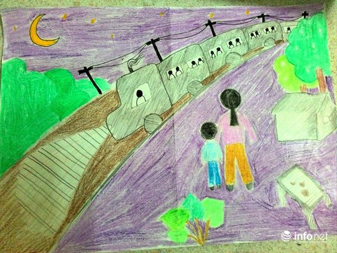 Ngộ nghĩnh những bức tranh minh họa tác phẩm văn học của học sinh - ảnh 5