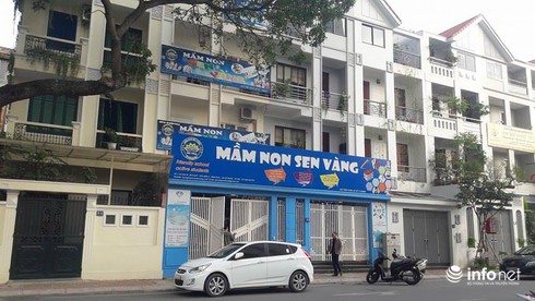 Vụ nhiều trẻ mầm non Sen Vàng bị đánh: Đình chỉ hoạt động của cơ sở - ảnh 1