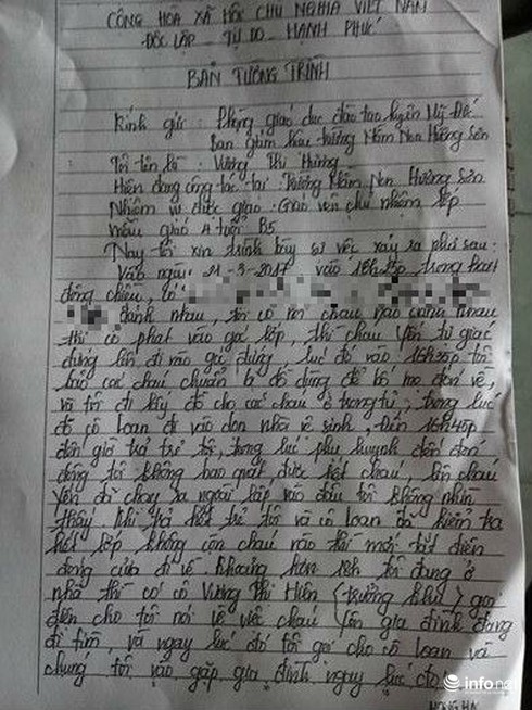 Trẻ mầm non nghi bị nhốt trong trường: Giáo viên khẳng định học sinh tự đi lạc? - ảnh 1