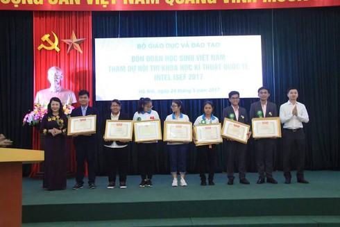 Đoàn Việt Nam xếp thứ 3 trong Hội thi khoa học kỹ thuật quốc tế - ảnh 1