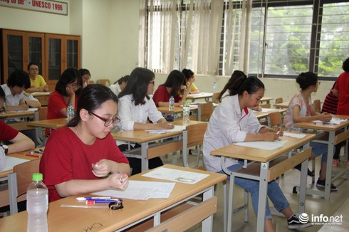 Thi THPT quốc gia ngày 23/6: 12 thí sinh bị đình chỉ, 2 giám thị vi phạm quy chế - ảnh 1