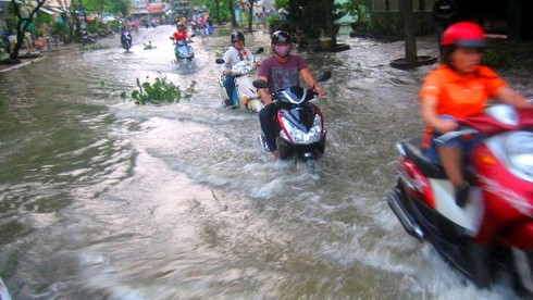 Triều cường kỷ lục biến Sài Gòn thành biển nước - ảnh 5