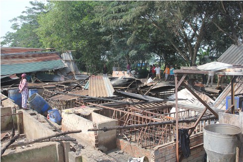 Hỏa hoạn lớn thiêu cháy hàng chục con heo - ảnh 3