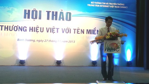 Lần đầu tiên tổ chức Hội thảo Bảo vệ thương hiệu Việt với tên miền .vn - ảnh 1