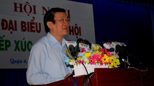 Chủ tịch nước Trương Tấn Sang: “Chủ quyền đất nước là bất di bất dịch” - ảnh 2