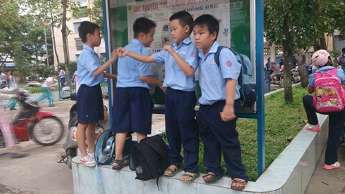 Các trường trên địa bàn TP.HCM tránh áp thấp nhiệt đới - ảnh 6