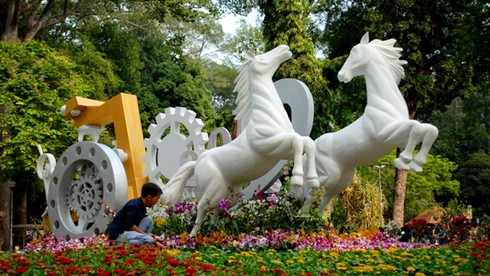 Mở cửa hội hoa xuân lớn nhất TP.HCM - ảnh 3