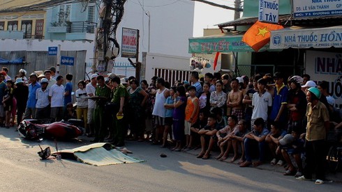 TP.HCM: Nam thanh niên tử vong vì xe tải cán qua - ảnh 1