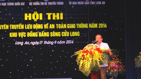 Khai mạc Hội thi tuyên truyền về ATGT khu vực ĐBSCL - ảnh 2