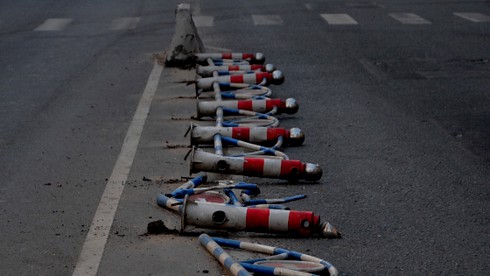 Xe container gây tai nạn giữa trung tâm Sài Gòn - ảnh 3