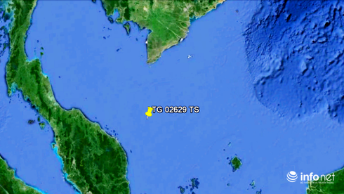 Tìm kiếm thuyền viên còn lại của tàu cá bị chìm cách Cà Mau 165 hải lý - ảnh 1