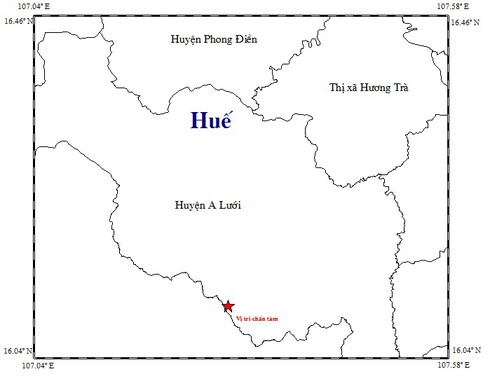 Thừa Thiên Huế bị động đất lần thứ 5 trong tháng 12 - ảnh 1
