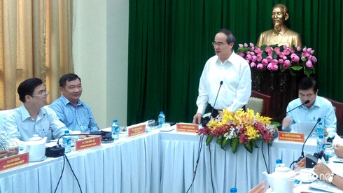 Bí thư Nguyễn Thiện Nhân lần đầu làm việc với Công an TP.HCM - ảnh 1