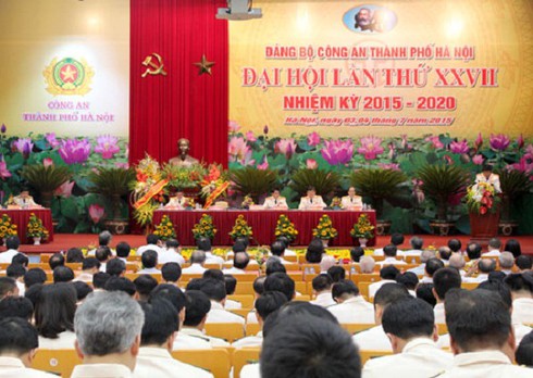 Đại hội Đảng bộ Công an thành phố Hà Nội lần thứ XXVII - ảnh 1
