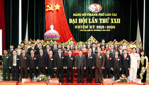 Đại hội Đảng bộ TP Lào Cai lần thứ XXII thành công tốt đẹp - ảnh 3