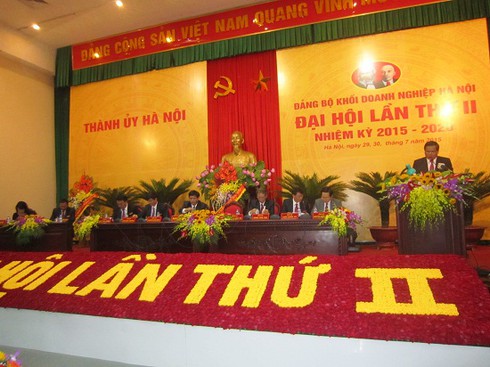 Khai mạc Đảng bộ Khối Doanh nghiệp Hà Nội - ảnh 1