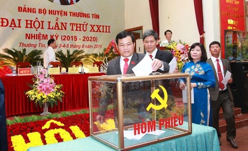 Thường Tín, Hà Nội: Khai mạc đại hội Đảng bộ huyện nhiệm kỳ 2015 - 2020 - ảnh 2